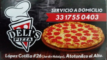 Deli's Pizza food