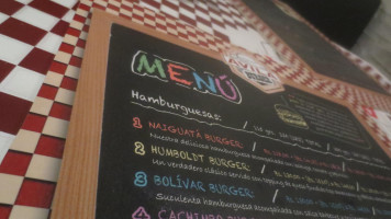 Avila Burger menu