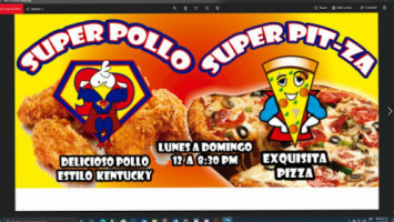 Super Pollo Y Pit-za food