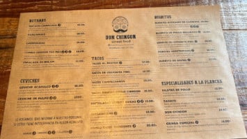 Don Chingón Gastro-cantina, México menu