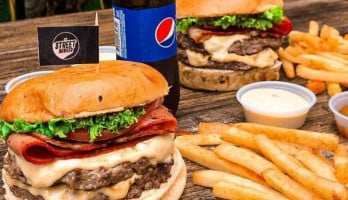 Burger pizza´s food