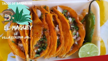 Tacos De Barbacoa El Maguey food