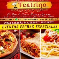 Teatrino Pizzería food