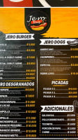 Jero's Burguer menu