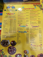 Comida Oaxqueña Tobalá menu