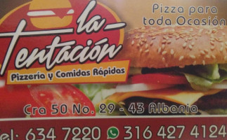 La Tentación Pizzería Y Comidas Rápidas food