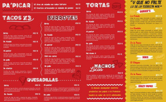 Al Rojo Vivo_bucaramanga menu