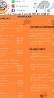 Fungi Pizzería menu