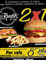 Rustik Burger food