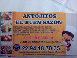 Antojitos El Buen Sazon food