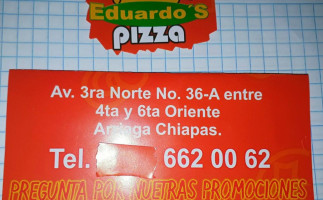 Eduardo's Pizza food