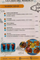 La Casa Del Marisco menu