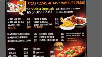 Tasty Pizza Alitas Y Hamburguesas food