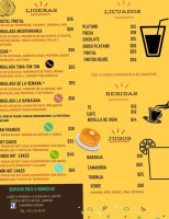 Chavinda Cocina menu