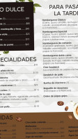 El Cafecito menu