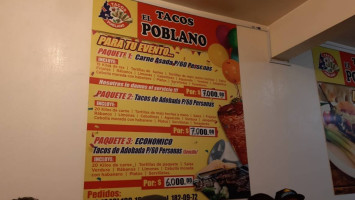 Tacos El Poblano food