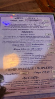 Rinconcito Kahlo menu