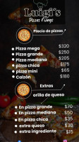 Luigi's Pizza menu