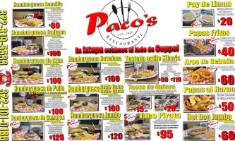 Tacos Paco´s food