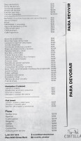Costilla menu