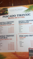 La Casa Del Tikinxik menu