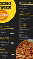Wicho Wings menu