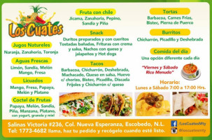 Los Cuates food