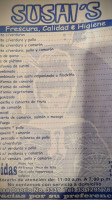 Sushi Cristi menu