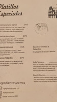 Roma Trattoria Gdl menu