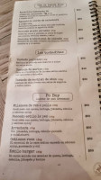 Pelícano Oyster Grill menu