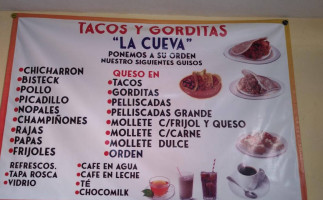 Tacos Y Gorditas La Cueva food