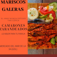 Mariscos Galeras food