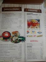 Manzanillo menu