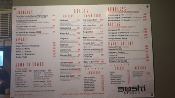 Sushi Street menu