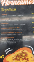Alas Alonas menu