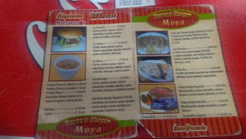 Tacos Moya menu