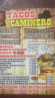 Tacos El Caminero food