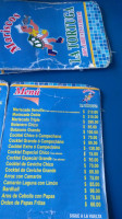 La Tortuga menu