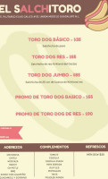 Hot Dogs Salchitoro menu