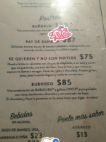 Zitla Y Zicatela Restaurante Bar menu