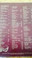 Cafe Atrio menu