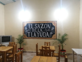 El Sazón De Las Tlayuda inside