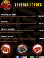 Papaton Place menu