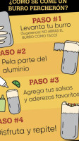 Los Percherones menu