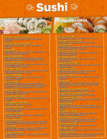 Sunland Sushi menu