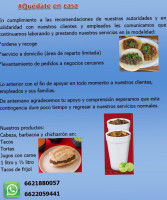 Tacos El Benja food