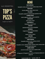 Top's Pizza food