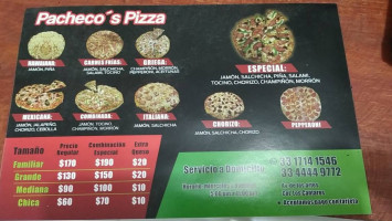Pacheco's Pizza inside