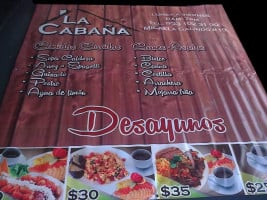 La Cabaña food