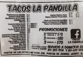 Tacos La Pandilla food